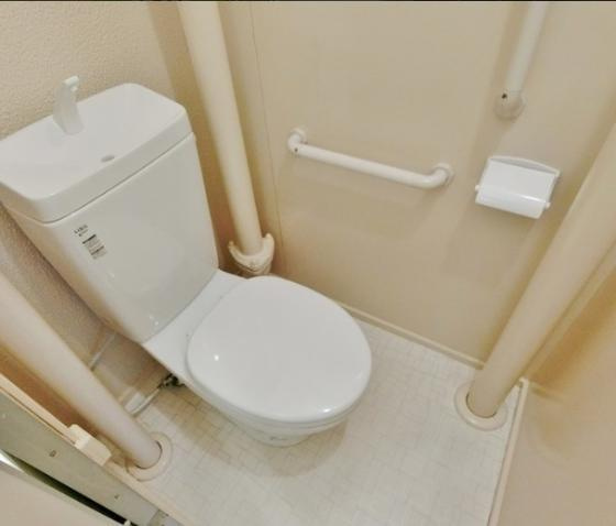 佐野湊団地　1号棟　Cのトイレ|トイレです