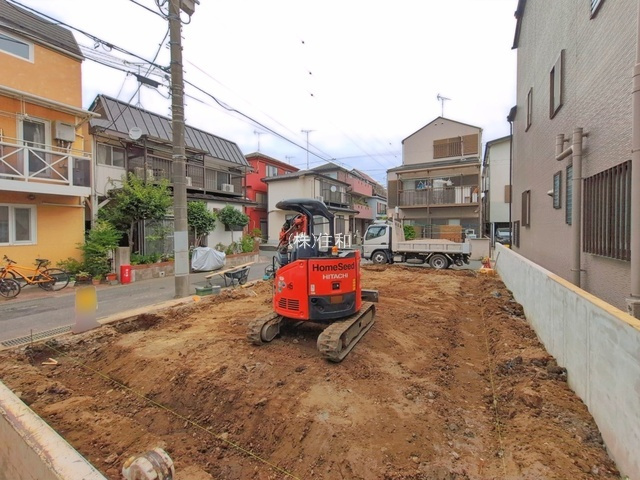 新築　富士見市水谷東2丁目の前面道路含む現地写真