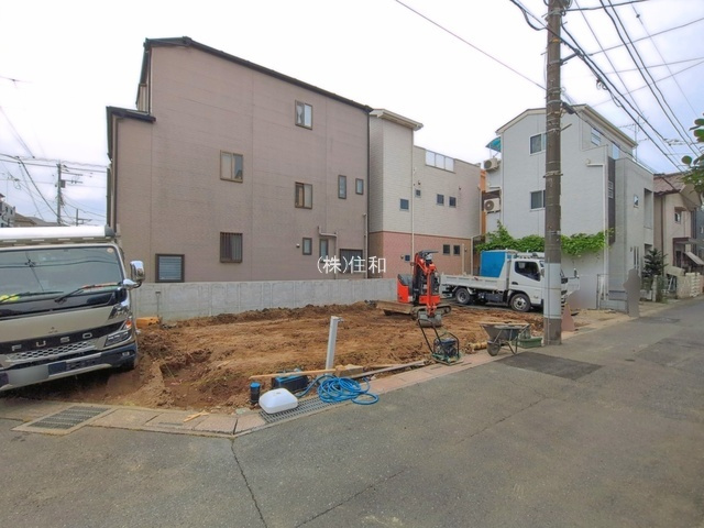 新築　富士見市水谷東2丁目の前面道路含む現地写真