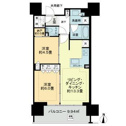 【間取り】 | 2SLDK／55.04㎡