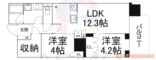 【間取り】 | RJR堺筋本町タワー