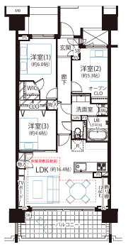 グランドメゾン杉並シーズン6の間取り