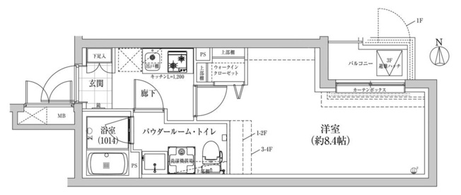 【間取り】 | パティーナ中野