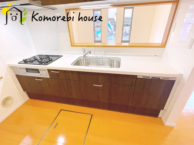 さいたま市北区奈良町　中古戸建のキッチン|コンパクトなキッチンで掃除もラクラク