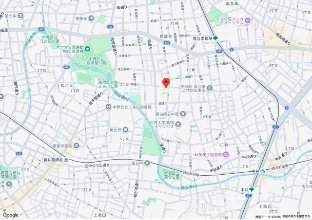 ソアール哲学堂の地図