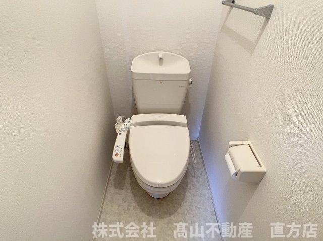 宮若市福丸のアパートのトイレ