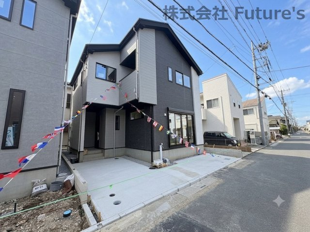 三郷市戸ケ崎1丁目　新築戸建　全2棟　1号棟の外観|TX「三郷中央」駅バス8分『戸ケ崎小学校前』停歩5分