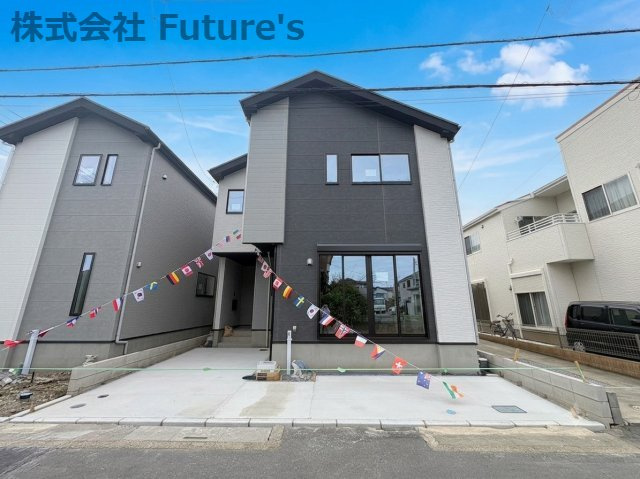 三郷市戸ケ崎1丁目　新築戸建　全2棟　1号棟の外観|三郷市戸ケ崎1丁目！周辺施設充実