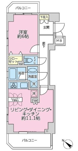 【間取り】 | パレステュディオ勝どきRiver side