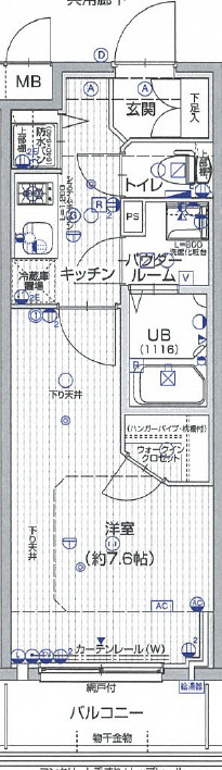 エスリード大手前の間取り