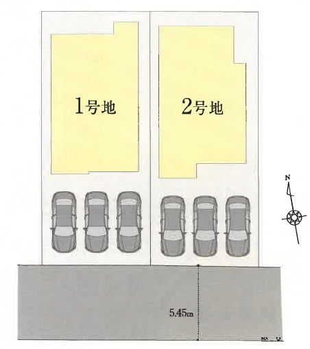 瀬戸東町　新築戸建　1号棟　（全2区画）の区画図|1号棟