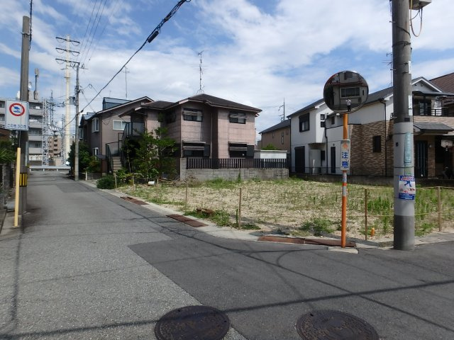 西宮市甲風園3丁目土地の前面道路含む現地写真