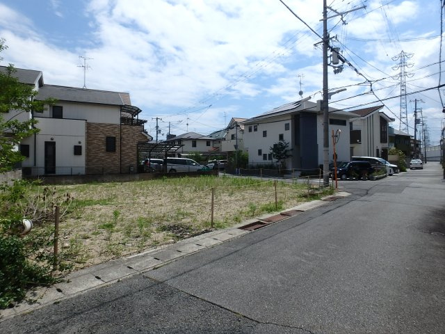 西宮市甲風園3丁目土地の前面道路含む現地写真