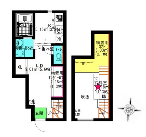 【間取り】 | ル・シャトレ笠寺【名古屋市賃貸・宅配ボックス】