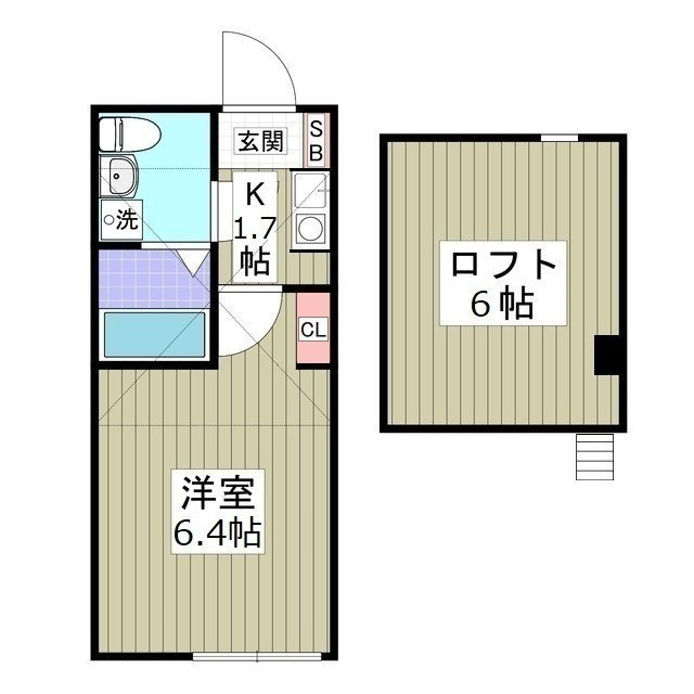 コーポたかなみの間取り