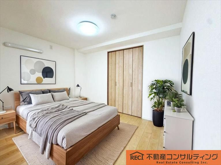 コボリマンション夙川老松台D棟の寝室