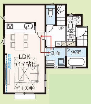 【仲介手数料無料】所沢市　林５期　全１棟　所沢市の不動産なら西武ハウジングの間取り