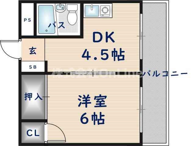 【間取り】 | エスポワール高安