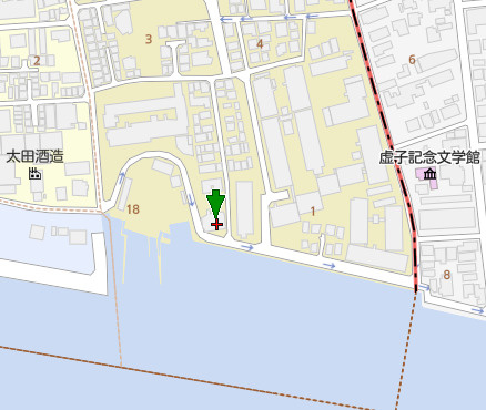 ハイエクセル芦屋南の地図
