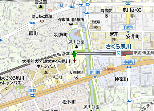 ロイヤルシャトー夙川公園の地図