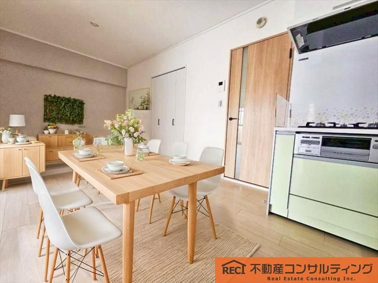 甲南グランドハイム御影の居間・リビング|阪神石屋川駅徒歩8分！