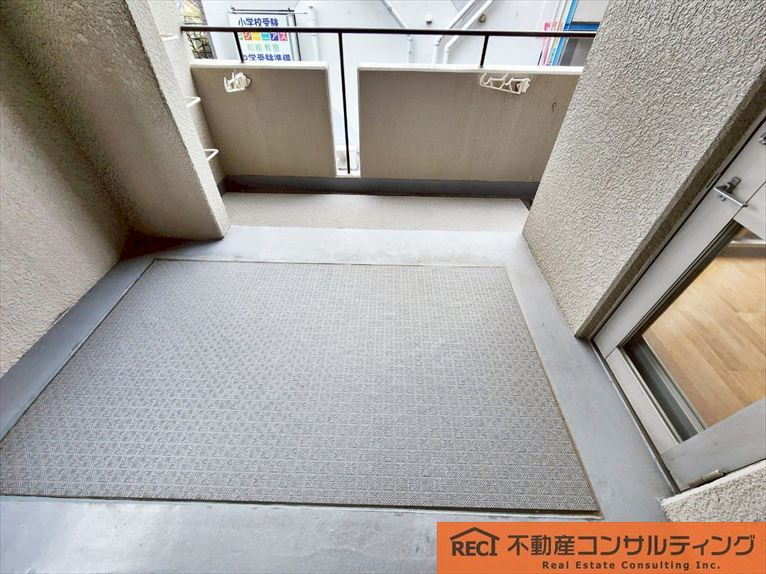 六甲シャトレ篠原のバルコニー