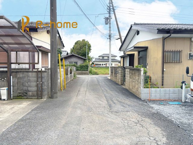 ひたちなか市津田　新築戸建て　A号棟の前面道路含む現地写真|周辺環境も併せて案内致します♪
ぜひ現地へお越しください♪