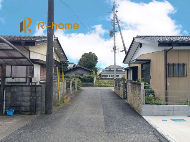ひたちなか市津田　新築戸建て　A号棟の前面道路含む現地写真|周辺環境も併せて案内致します♪
ぜひ現地へお越しください♪