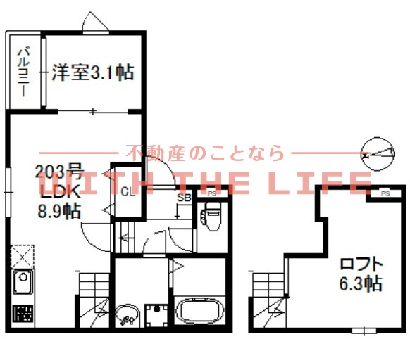 Clair Villa（クレールヴィラ）【キャッシュバック対象物件】の間取り