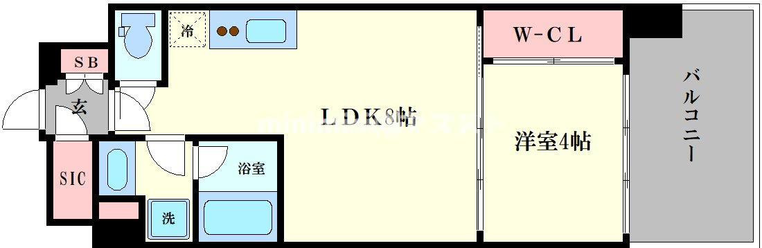 ブエナビスタ梅田ノースの間取り