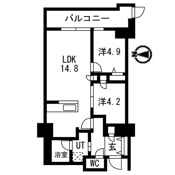 シティコート目黒4号棟の間取り| 