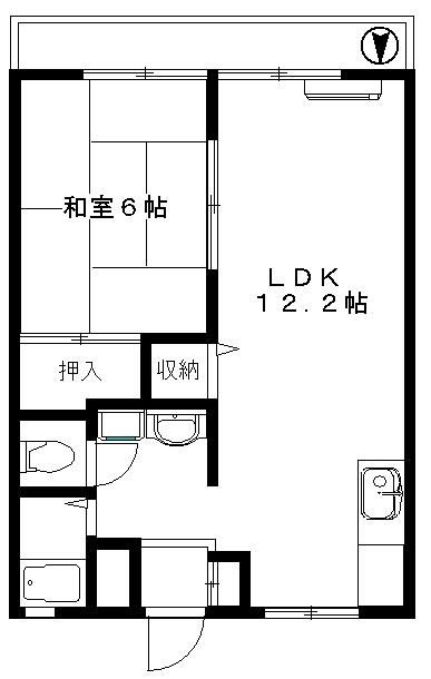 サンシティ塚越の間取り