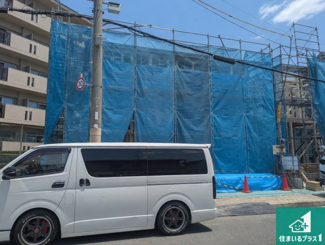 池田市五月丘　第2期　新築一戸建ての外観|現在の進捗状況です！順調に作業進行中、完成が待ち遠しいです！詳細の間取り等、お気軽にお問い合わせください！