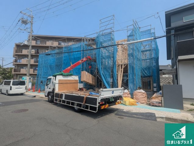 池田市五月丘　第2期　新築一戸建ての外観|現在建築中！落ち着いた街並みで新生活を始めることが出来そう！周辺の物件も併せてご紹介させて頂きます！