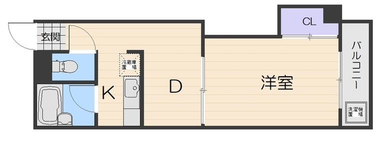 サニーハイツ住吉の間取り