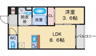 【間取り】 | Maison　Le　Verre | 略図の為、現状優先