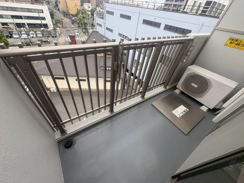 カラコレス穂波のバルコニー