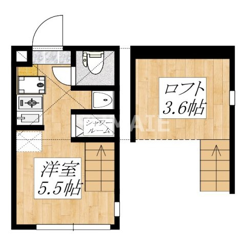 江戸川区南小岩６丁目のアパートの間取り|間取り☆