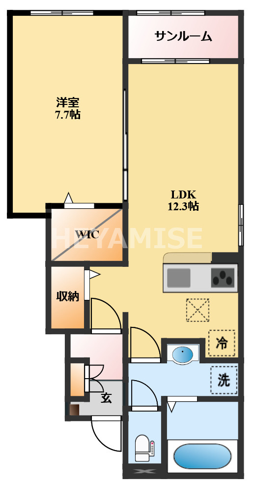 ベル　コリーヌBの間取り