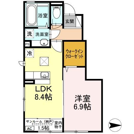 R・フィールドの間取り
