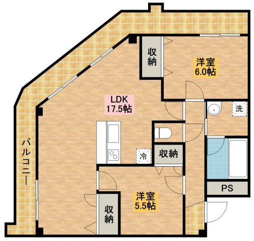 【間取り】 | ファイブシティ