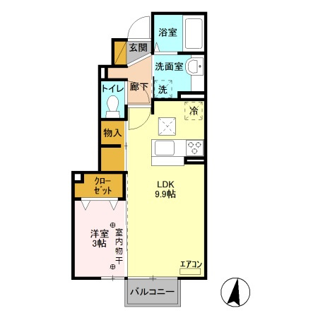 【間取り】 | フォーゲルテラス ロート　Ⅲ