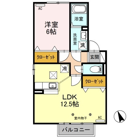 【間取り】 | パレット　Ｅ