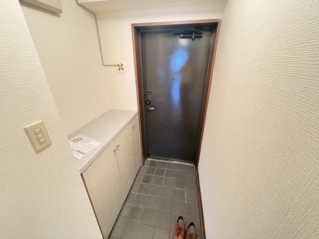 木崎台マンションの玄関