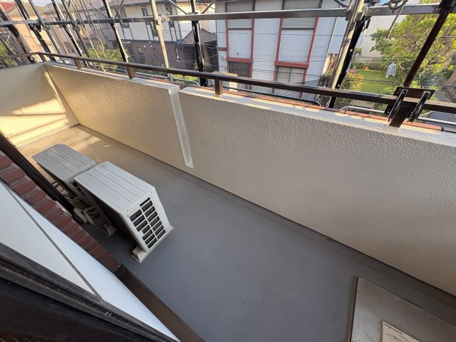 木崎台マンションのバルコニー