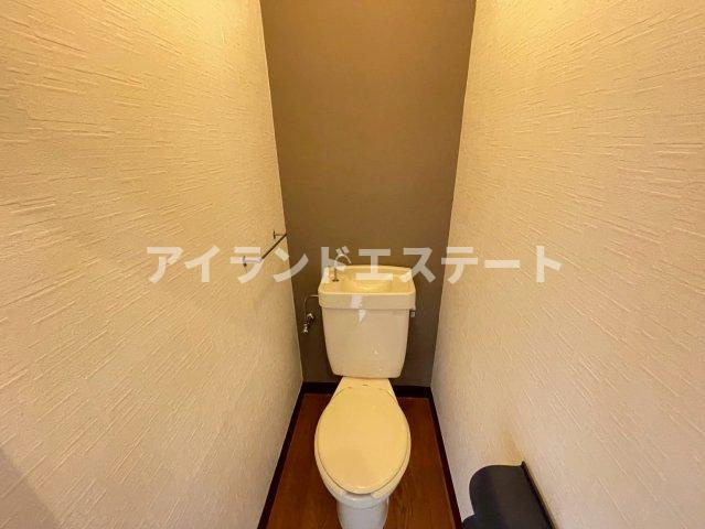 グリーンハウス上野毛　駅近　角部屋　通風良好のトイレ