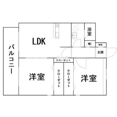 菊池郡大津町大字引水の賃貸マンションの間取り