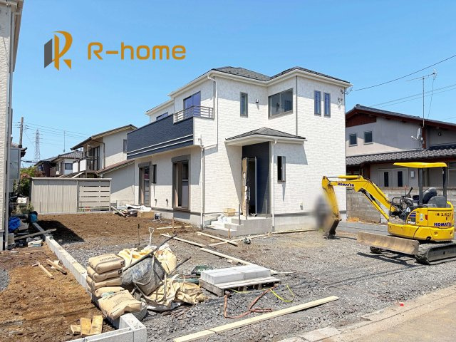 ひたちなか市津田　新築戸建て　A号棟の外観|ご予約を頂ければ、『平日』はもちろん『早朝』や『夜間』もご見学可能です♪お気軽にお申し付けください♪