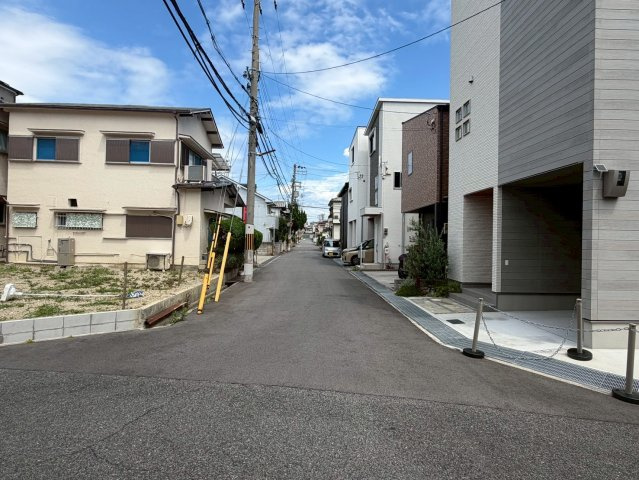 堺市西区鳳西町１丁土地の前面道路含む現地写真