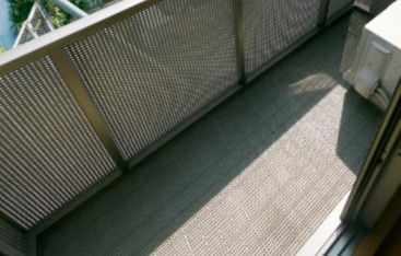 フジハイツのバルコニー